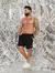 Short Mauricinho na Sarja Peletizada - Preto - loja online