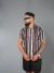Camisa de botão Slim com Elastano na Viscose SuperSoft Listrada na internet