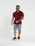 Tshirt Básica Ragan Canelada Vinho - loja online
