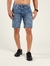Imagem do Bermuda Jogador Jeans Marmorizada