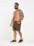 Bermuda Jogger Cargo Street Bolso Botão - Verde Militar - loja online