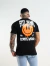 Camisa Masculina LongLine Smile Preta na internet
