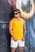Regata Americana Canelada Mostarda - Fitz Jeans