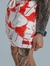 Short Linho Estampado Vermelho - comprar online
