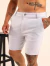 Bermuda Alfaiataria Slim Acetinada Off white - comprar online