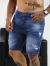 Bermuda Masculina Jeans Slim Destroyed - comprar online