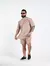 Conjunto Street Oversized Moletom - Bege Sérpia