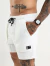 Short Street Moletom Casual Branco Gelo na internet