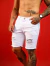 Bermuda Slim Jogador Branca Destroyed - comprar online