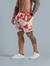 Short Linho Estampado Vermelho na internet