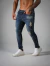 Calça Jogador Jeans Destroyed Sobretinto Elastic Power na internet