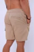 Short Jogger Cargo Casual Unissex - Creme - loja online