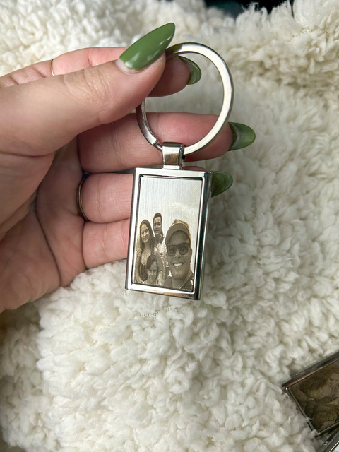 Chaveiro personalizável aço inox