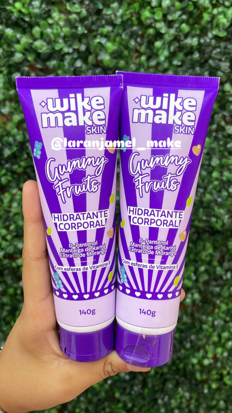 HIDRATANTE CORPORAL GUMMY FRUITS WIKE MAKE SKIN - MISS ROSÊ - comprar online
