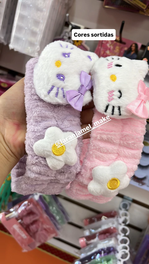 FAIXA SKIN CARE HELLO KITTY FLOR - comprar online