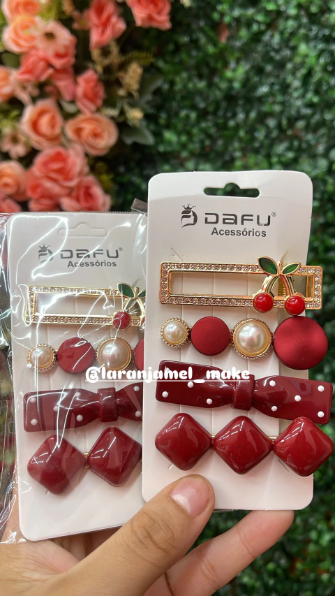 CARTELA DE PRESILHA CHERRY DAFU ACESSÓRIOS