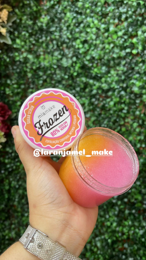 ESFOLIANTE FROZEN DE PESSEGO 80% AÇÚCAR MIA MAKE - comprar online