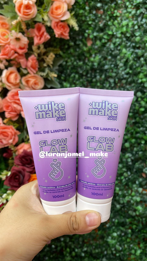 GEL DE LIMPEZA FACIAL GLOWLAB WIKE MAKE SKIN