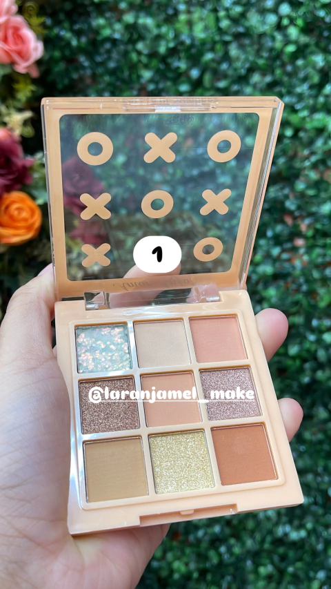 PALETA DE SOMBRAS JOGO DA VELHA AMOR E ANJO