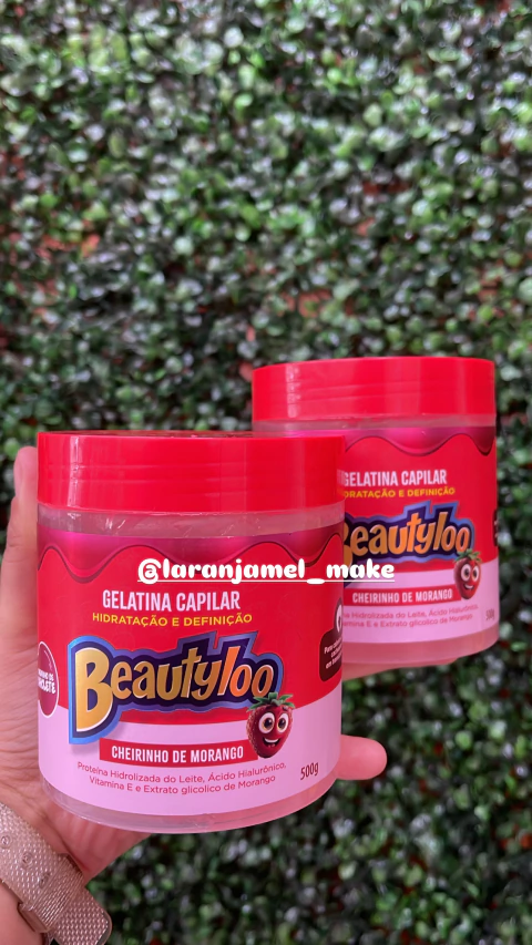 GELATINA CAPILAR MORANGO BEUATYLOO FACEBEAUTIFUL - comprar online