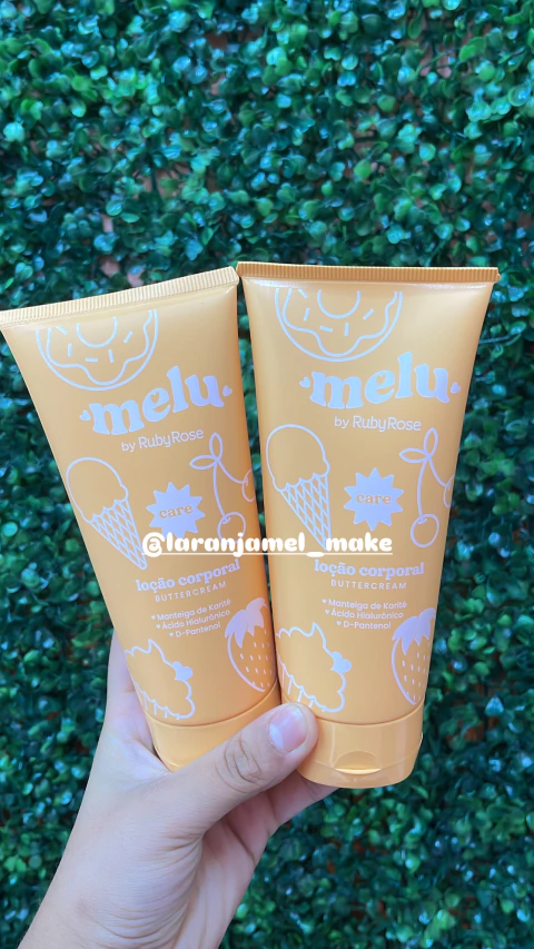 LOÇÃO CORPORAL BUTTERCREAM MELU BY RUBY ROSE - comprar online
