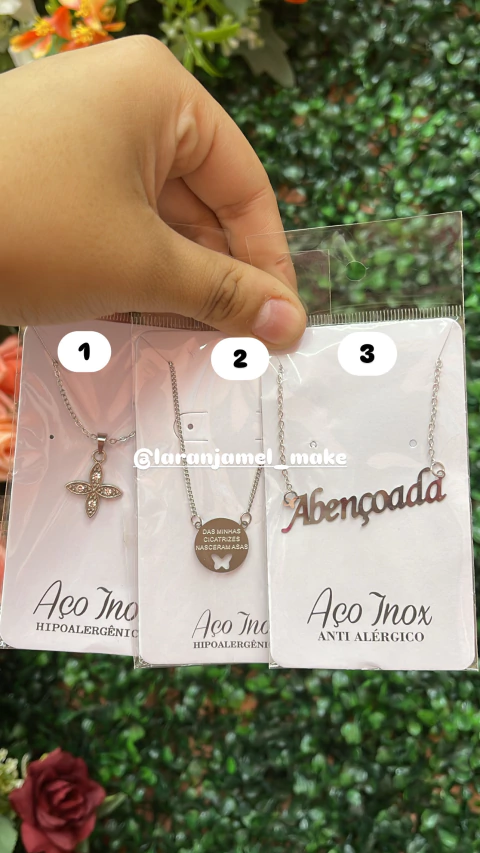 COLAR COM AÇO INOXIDÁVEL 316L