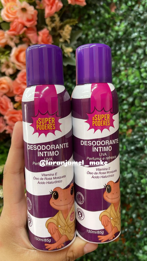 DESODORANTE PARA VIRILHA DE UVA SUPER PODERES - comprar online