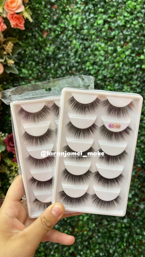 CARTELA DE CÍLIOS 6D-06 V-CL36