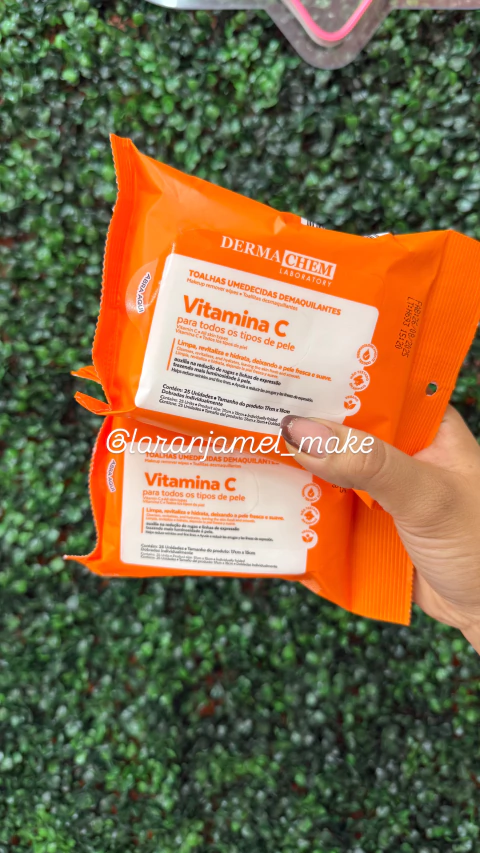 LENÇO DEMAQUILANTA VITAMINA C DERMACHEM - comprar online