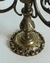 Candelabro de bronce labrado - El Gabinete de Curiosidades
