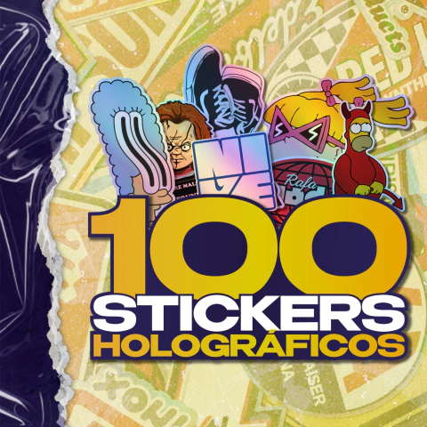 PACK POR 100 CALCOS HOLOGRÁFICOS PERSONALIZADOS