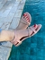 Sandalia Rasteira Baixa Com Strass - comprar online