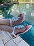 Sandália Rasteira com Flor Strass - comprar online