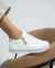 Tênis Feminino Napa Branca com detalhe Antique ( Dalla Vecchia) - comprar online