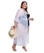 Saída De Praia Kimono Plus Size Tule Jacquard