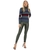 Blusa Cardigan Tricot Listrado Gola Canoa Ref:990 - comprar online