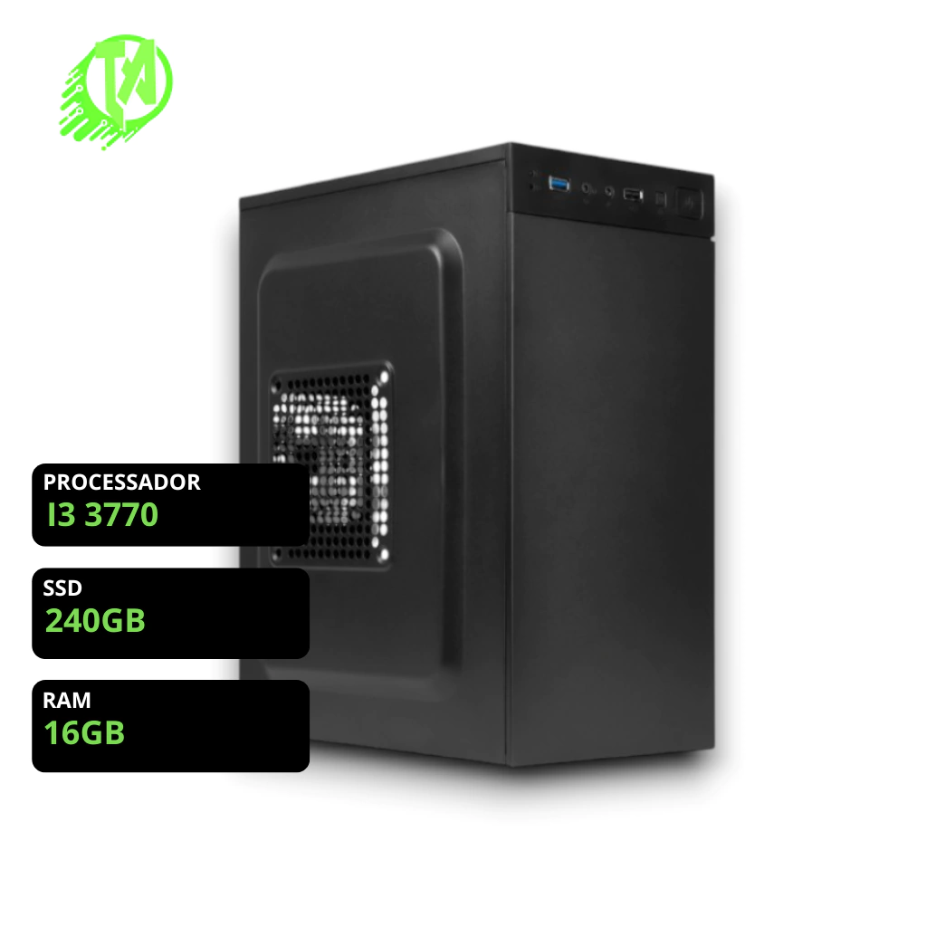 PC All-Office, Processador i7 3770, 16GB RAM, SSD 240GB, Wi