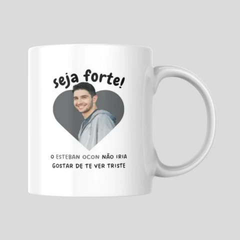Caneca 'Seja Forte!' - Esteban Ocon