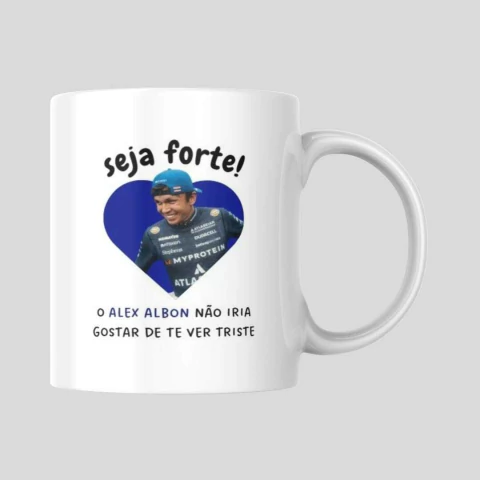 Caneca 'Seja Forte!' - Alex Albon