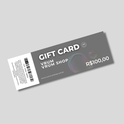 GIFT CARD - Vale presente no valor de R$100,00