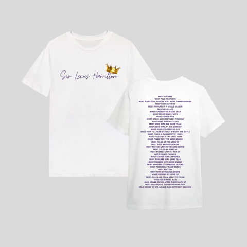 Camisa Sir Lewis Hamilton - Records - comprar online