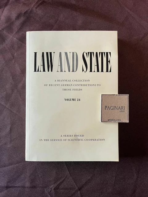 Law and State - a Biannual Collection of Recent German Contributions to these fields Vol. 24