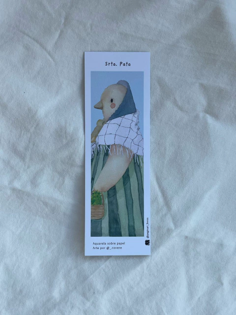 Marcador de páginas: Srta. Pata