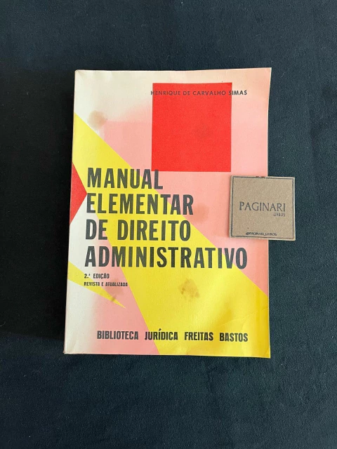 Manual elementar de direito administrativo