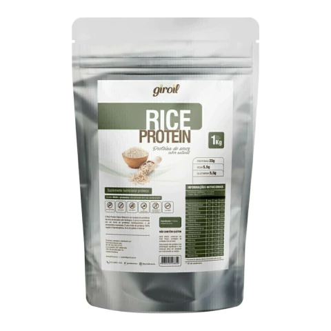 Proteína Isolada de Arroz (RICE Protein) 1 Kg - Giroil