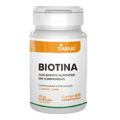 Biotin 45 mcg 60 Tablets - Tiaraju