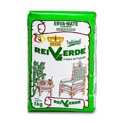 Erva-Mate Rei Verde Tradicional 1Kg - Ervateira Rei Verde