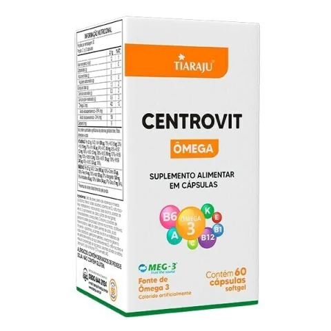 Centrovit Ômega 60 Cápsulas Softgel - Tiaraju
