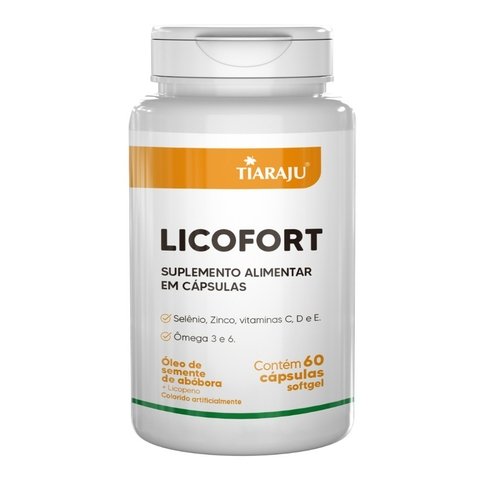 Licofort 60 Softgel Capsules - Pumpkin Oil + Lycopene - Tiaraju