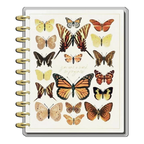 Undated Papillon Butterfly Big Daily Planner 4-Months - Happy Planner
